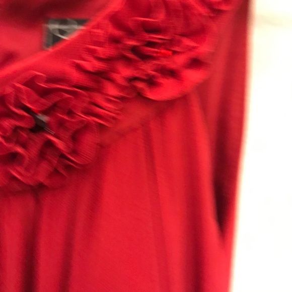 Dress Barn Collection Red  Party Cocktail Dress - Picture 5 of 9
